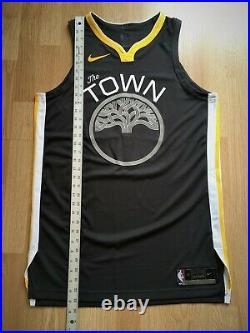 Golden State Warriors Nike team issued pro cut authentic game jersey 50+4 town