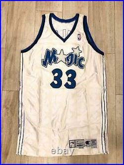 Grant Hill Authentic Game Issued Orlando Magic Signed Jersey White Rare
