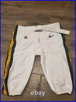 Green Bay Packers COLOR RUSH Game Worn Used Pants Nike NFL Team Issued Size 50