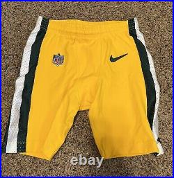 Green Bay Packers NFL Nike Team Game Issued Worn Used Pants Size 32 SUPER SHORT