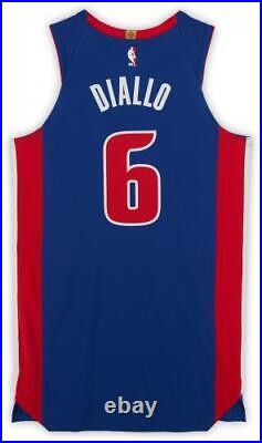 Hamidou Diallo Detroit Pistons Player-Issued #6 Blue Jersey from Item#12807375