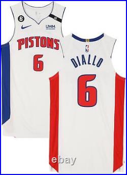 Hamidou Diallo Detroit Pistons Player-Issued #6 White Jersey from