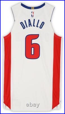 Hamidou Diallo Detroit Pistons Player-Issued #6 White Jersey from