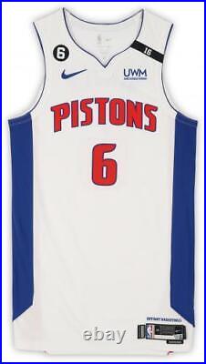 Hamidou Diallo Detroit Pistons Player-Issued #6 White Jersey from Item#12807413