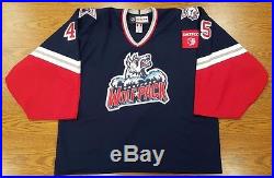 Hartford Wolf Pack Magnus Hellberg Game-Issued 2015-16 Throwback Jersey withCOA