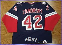 Hartford Wolf Pack Petr Zámorský Game-Issued 2015-16 Throwback Jersey withCOA