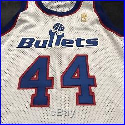 Harvey Grant Game Worn Used Issued Champion Washington Bullets 96-97 Jersey