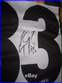 Hawthorn- Cyril Rioli signed Match worn / game issue jersey #33 signed on back