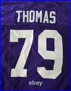 Henry Thomas Minnesota Vikings Team Game Issue Error 1989 Football Jersey