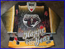 Hershey Bears New Years Game Worn Used Issued Authentic AHL Jersey Stars Eakin
