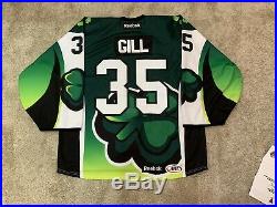 Hershey Bears St Patricks Day Specialty Game Issued Goalie AHL Authentic Jersey
