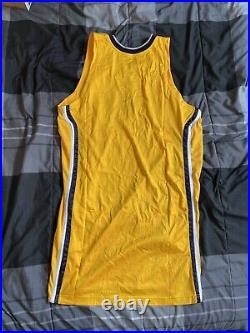 Indiana Pacers Vintage 2009-10 Team Game Issued Blank Jersey Adidas 50 Authentic