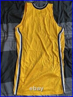 Indiana Pacers Vintage 2009-10 Team Game Issued Blank Jersey Adidas 50 Authentic