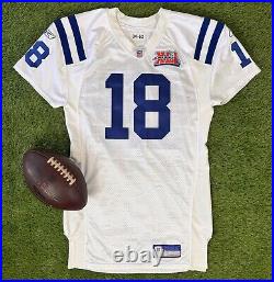 Indianapolis Colts Super Bowl XLI Peyton Manning NFL Football Jersey Team Issued