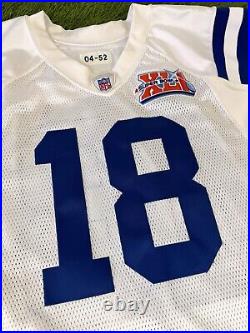 Indianapolis Colts Super Bowl XLI Peyton Manning NFL Football Jersey Team Issued