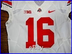J. T. Barrett Game Used Issued Ohio State Football Jersey