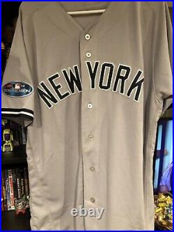 JA Happ New York Yankees Game Issued Jersey Steiner Majestic Size 46