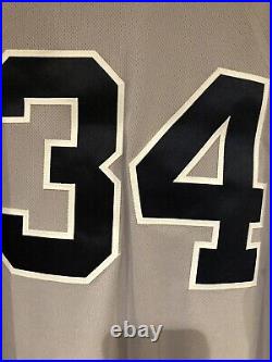 JA Happ New York Yankees Game Issued Jersey Steiner Majestic Size 46