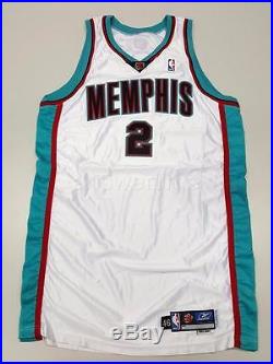 JASON WILLIAMS MEMPHIS GRIZZLIES 2003-2004 GAME ISSUED HOME JERSEY 46+4