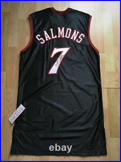 JOHN SALMONS Philadelphia 76ers Reebok pro cut game issued authentic jersey 48+4