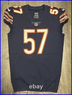 Jack Sanborn Game Issued and Signed Chicago Bears Jersey