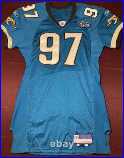 Jacksonville Jaguars Authentic NFL Team Issued 2004 Game Jersey 10-Year Patch