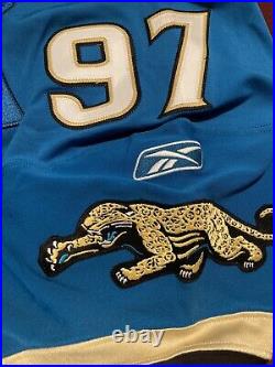 Jacksonville Jaguars Authentic NFL Team Issued 2004 Game Jersey 10-Year Patch