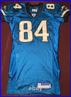 Jacksonville Jaguars NFL Team Issued #84 Vintage Game Jersey From 2002 Season