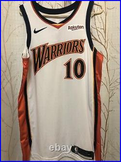 Jacob Evans III Golden State Warriors We Believe Game Issued Worn Jersey. Curry
