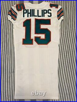 Jaelan Phillips Signed Team Issued Retro Miami Dolphins Jersey