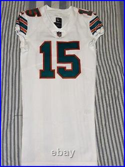 Jaelan Phillips Signed Team Issued Retro Miami Dolphins Jersey