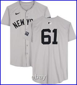 Jake Cousins New York Yankees Player-Issued #61 Gray Jersey from Item#13782917