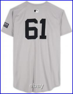 Jake Cousins New York Yankees Player-Issued #61 Gray Jersey from Item#13782917