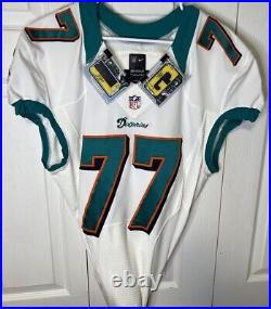 Jake Long Authentic 2012 Miami Dolphins Game Issued Jersey + 2 RPA /10 & /62