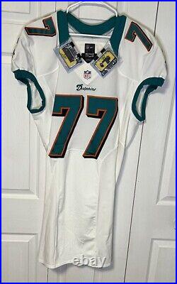 Jake Long Authentic 2012 Miami Dolphins Game Issued Jersey + 2 RPA /10 & /62