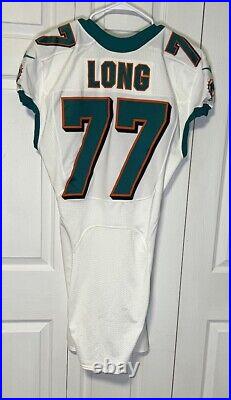 Jake Long Authentic 2012 Miami Dolphins Game Issued Jersey + 2 RPA /10 & /62