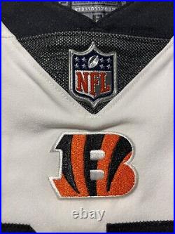 Jalen Davis Cincinnati Bengals NFL Team Issued White Alt Game Jersey (Utah St.)