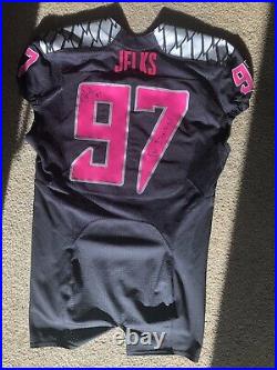 Jalen Jelks Jersey Oregon Ducks Game Worn Jersey Team Issued Breast Cancer
