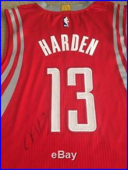 Jamed Harden Signed Game Issued Houston Rockets NBA MVP Jersey Used Worn