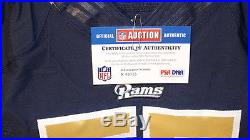 James Laurinaitis St Louis Rams NFL Game Issued Autographed Jersey