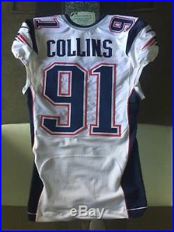 Jamie Collins Game Worn Used Team Issued Game Jersey Signed Ne Patriots