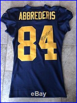 Jared Abbrederis Game Issued Throwback Jersey Green Bay Packers Team Issued