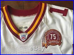 Jason Campbell Auto Washington Redskins 75th Throwback Game Issued Jersey COA