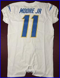 Jason Moore Jr. Los Angeles Chargers NFL Team Issued Game Jersey (Findlay)