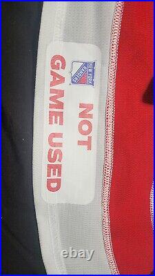 Jayden Grubbe NY Rangers Game Issued Blue Home Jersey