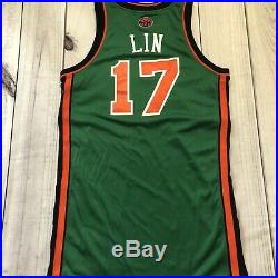 Jeremy Lin Team Issued Knicks St Pattys Day Jersey Game Used Worn