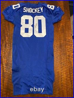 Jeremy Shockey game Issued Used Signed New York Giants Jersey Psa Dna Coa