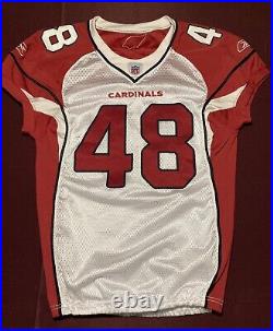Jerome Johnson Arizona Cardinals NFL Authentic Team Issued Game Jersey (Nevada)