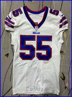 Jerry Hughes Game Issued Buffalo Bills Jersey Nfl 2015