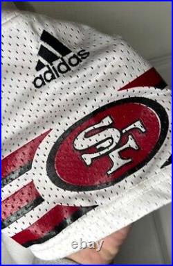 Jerry Rice Authentic Game Cut Team Issued San Francisco 49ers Adidas Jersey Sz48